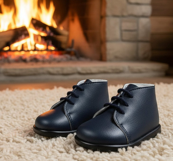 Bay Pod/Early Days  * BPH630-N Navy First Walker Boots (2-6)