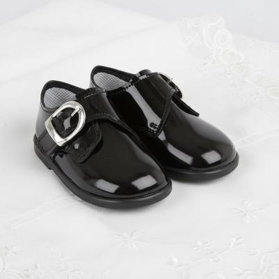 BPH656-BP  Black Patent Buckle Shoes  (Size 2 Only)