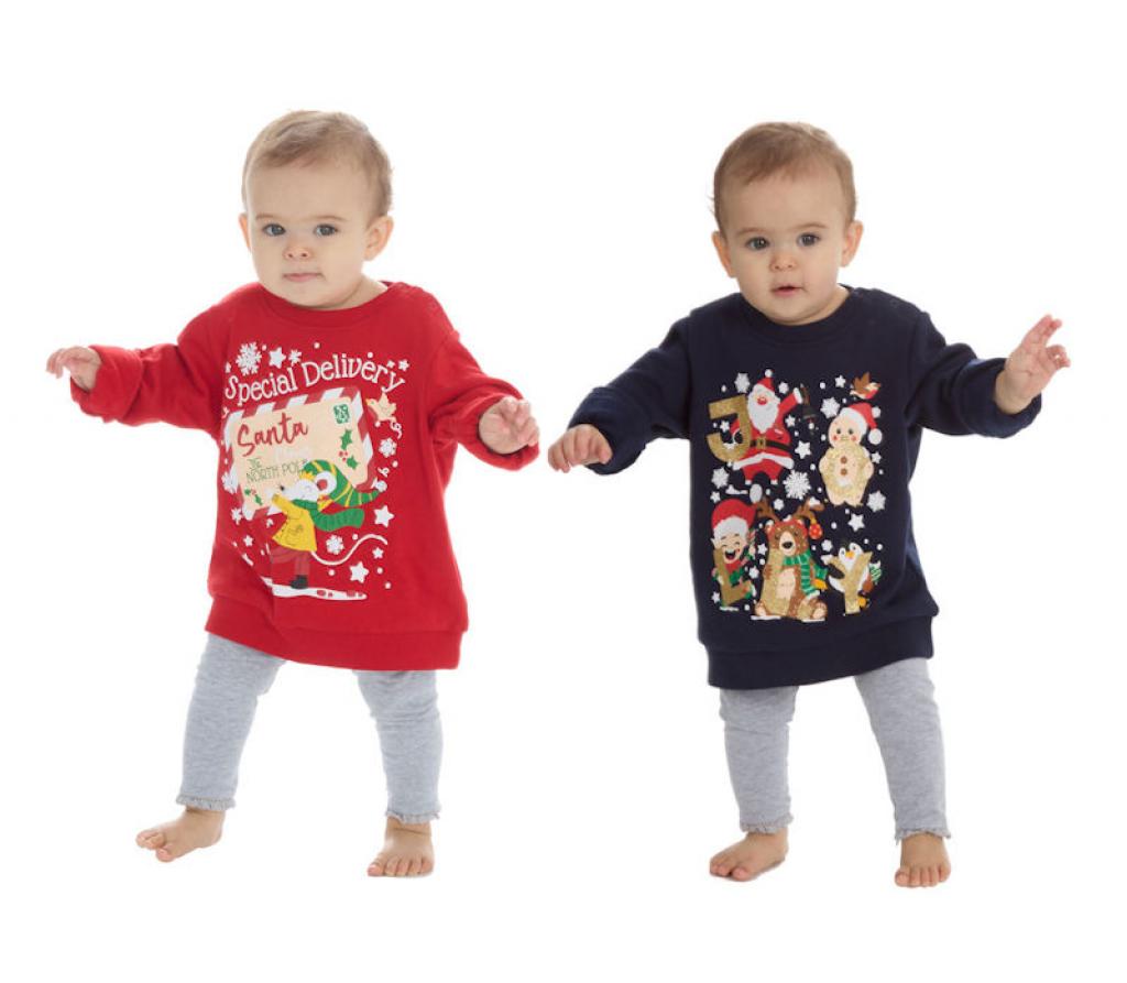 Baby Town  5056188244014 BT11C163 Christmas Jumpers (3-24 months)