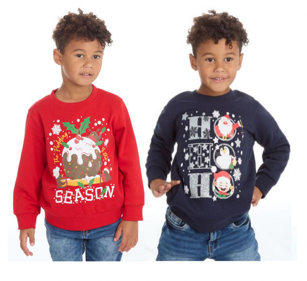 Baby Town  5056188244021 BT11C164 Christmas Jumpers (2-6 years)