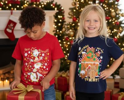 BT11C167A  Christmas T-Shirt  (2-6 years)