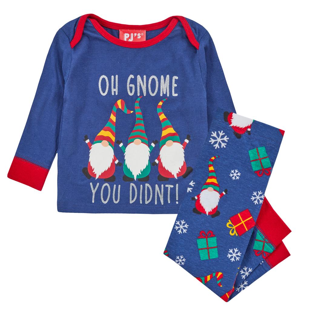 Baby Town   BT15C541 Christmas  Pyjamas "Gnome" (0-24 months)