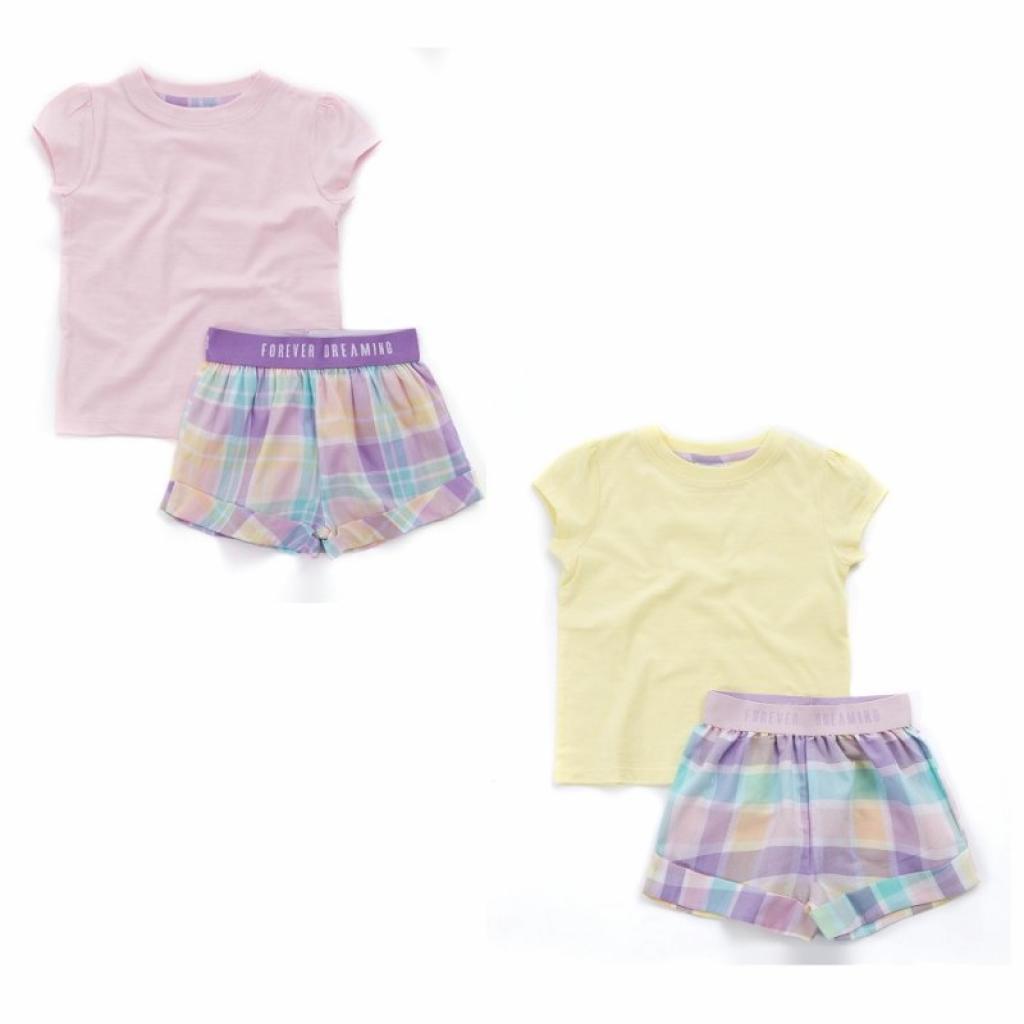 Baby Town 15C586 5050750049052 BT15C586 Checked pyjama Shorts Set (2-6 Years)