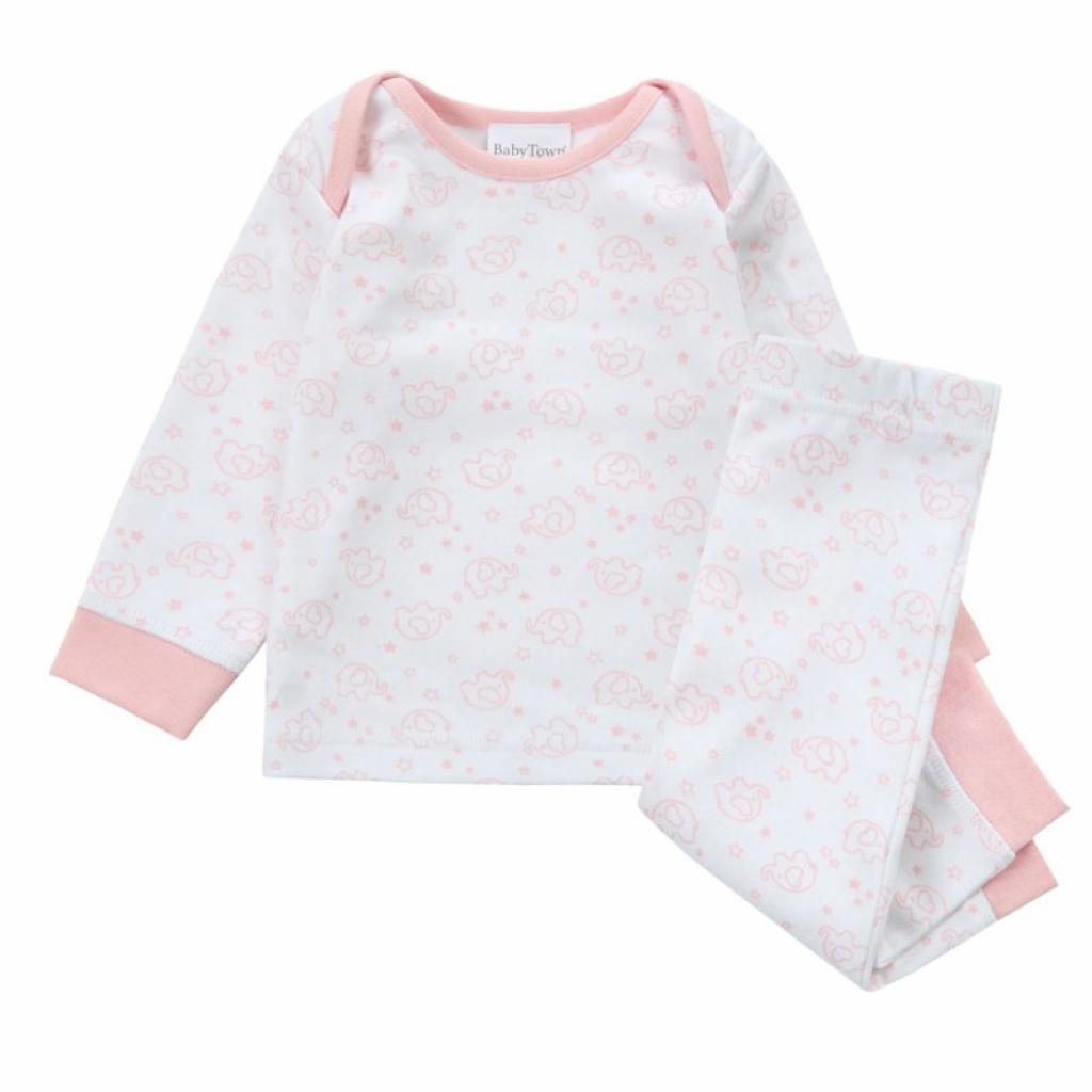 Baby Town 15C624  BT15C624-0-6 Elephant Print Pyjama (0-6 months)