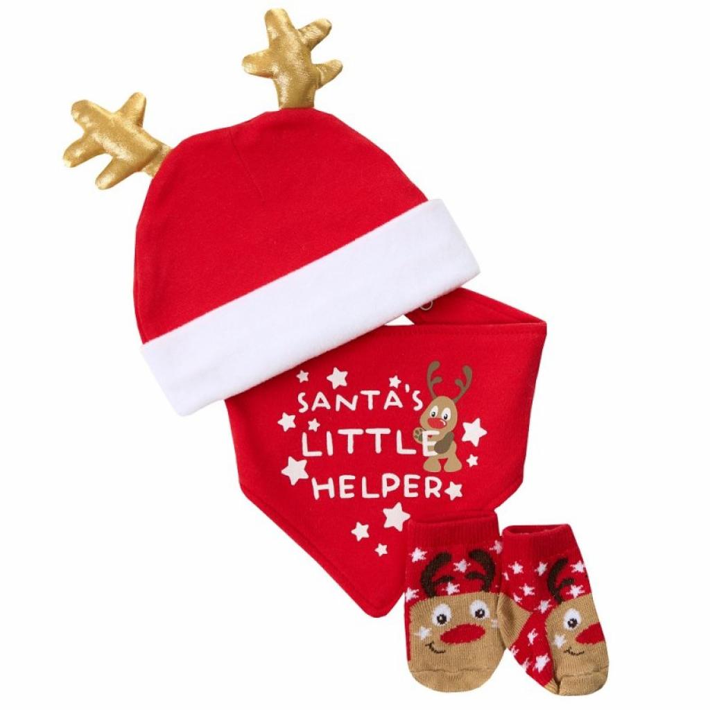 Baby Town GP-25-0744 * BT17C264 Christmas "Santas Helper" Gift Set (0-6 months)