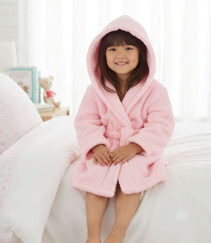 Huggable Hoodie 18C1058  BT18C1058p Borg Dressing Gown (3-6 years)