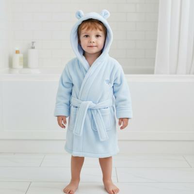 BT18C205-2-4  Sky Blue Dressing Gown  (2-4 years)