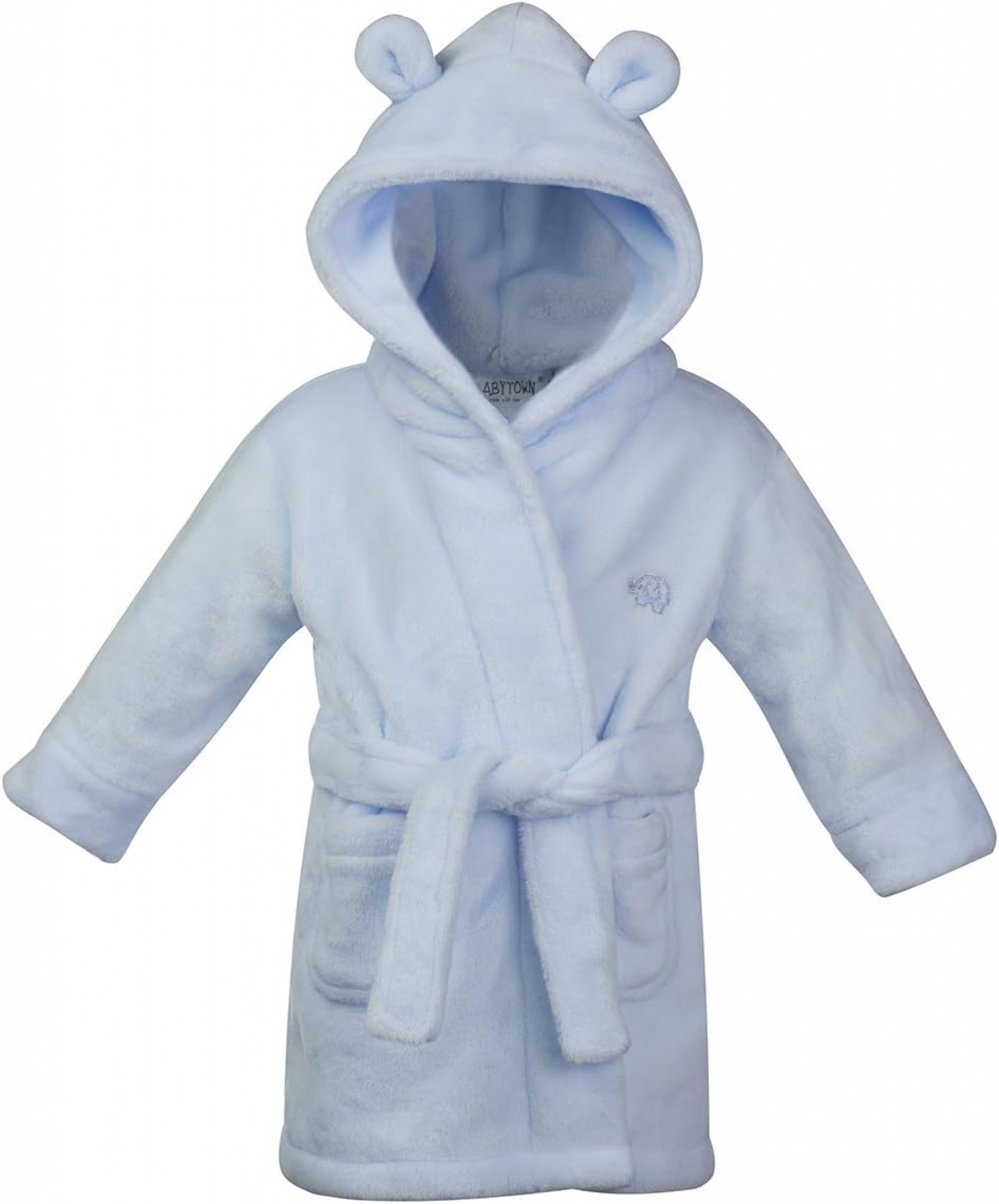 Baby Town  5055442143513 BT18C205-2-4 Sky Blue Dressing Gown (2-4 years)