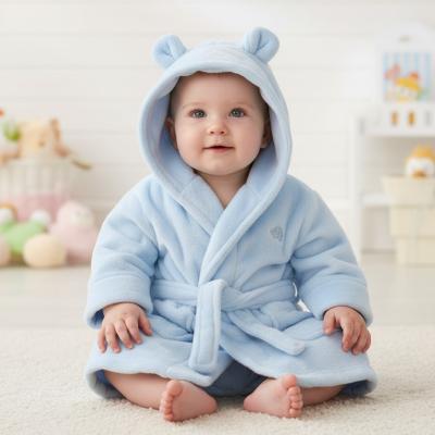 BT18C205-6-24  Sky Blue Dressing Gown  (6-24 months)