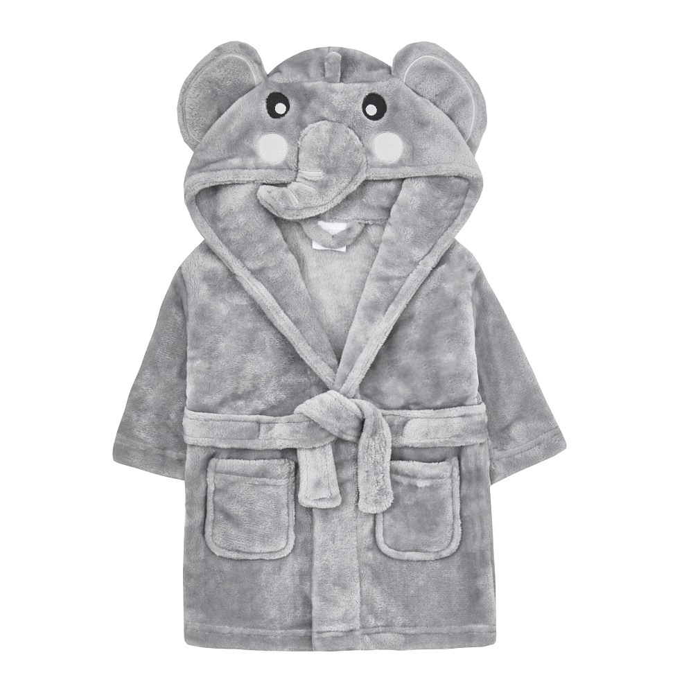 Baby Town  5056188213898 BT18C511 Elephant Dressing Gown (6-24 months)