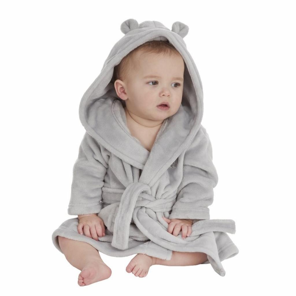 Baby Town 18C509 5056188213874 BT18C509A Grey Dressing Gown (0-6 months)