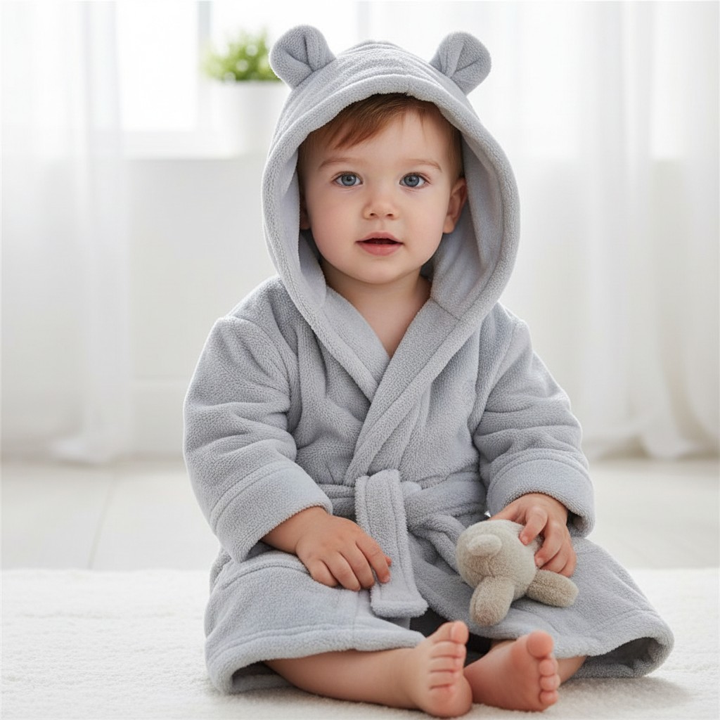 Baby Town  5056188213867 BT18C509G-6-24 Dressing Gown (6-24 months)