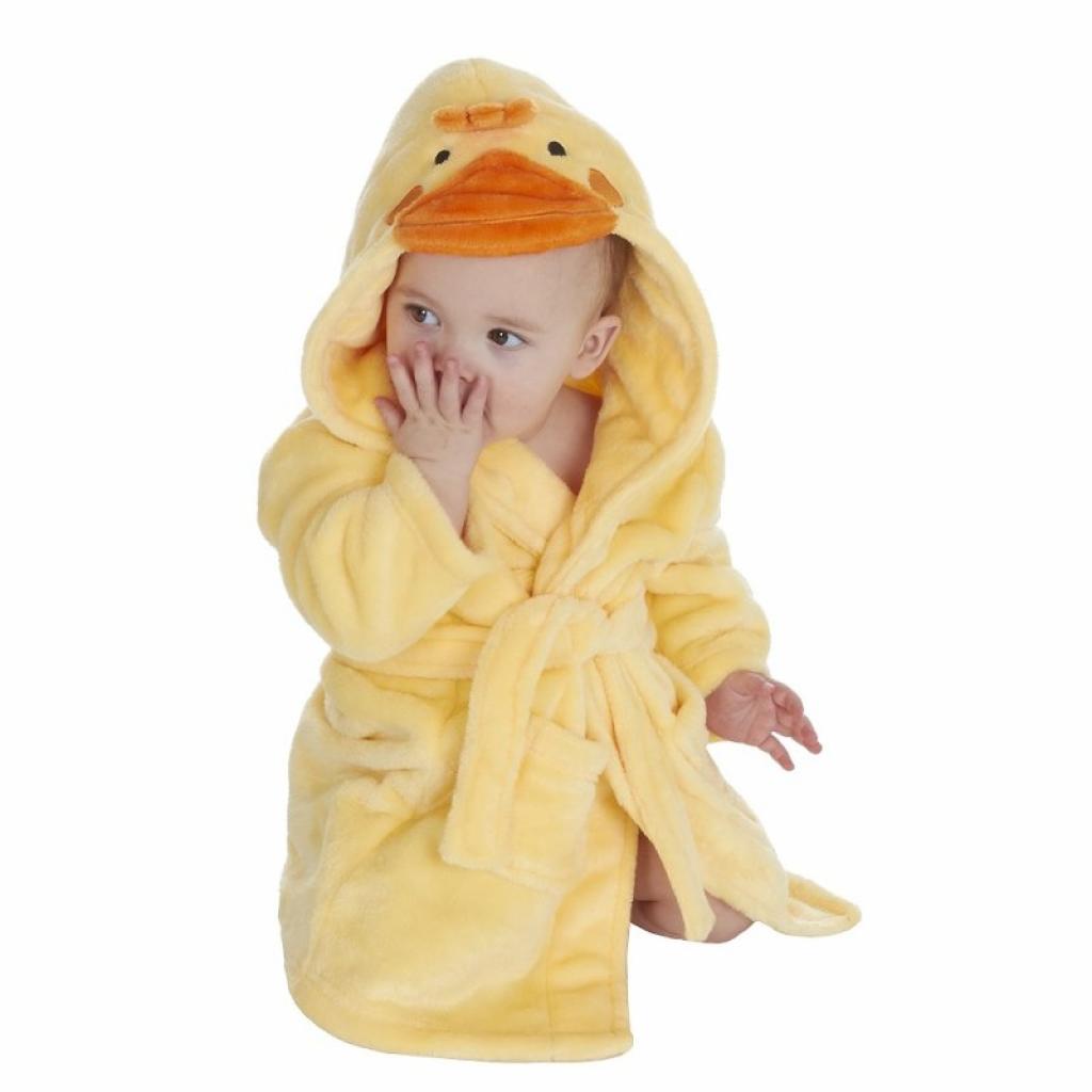 Baby Town  5056188213911 BT18C631 Duck Dressing Gown (0-6 months)