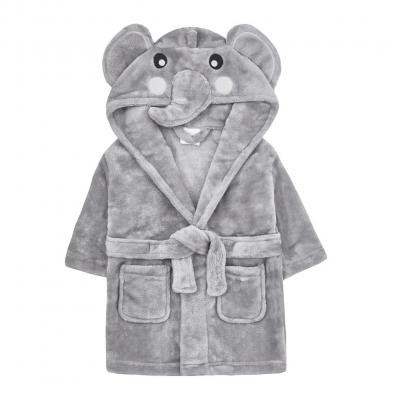 BT18C632  Elephant Dressing Gown  (0-6 months)