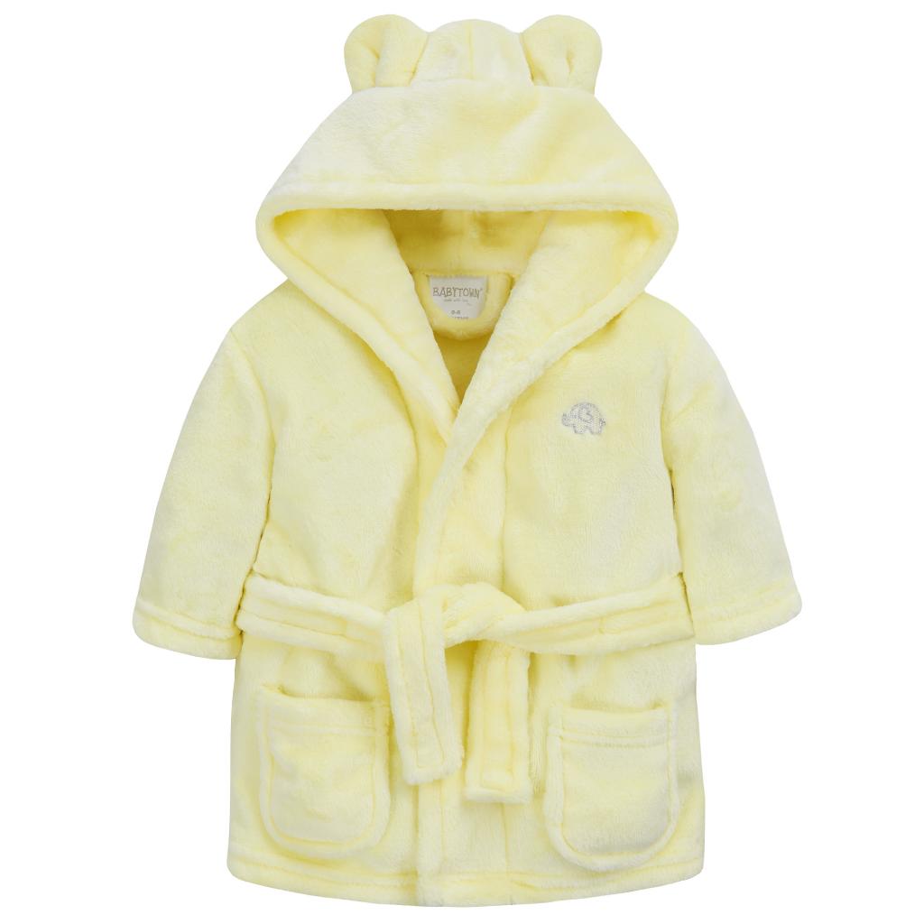 Baby Town  5055442143506 BT18C716A Yellow Dressing Gown (0-6 months)