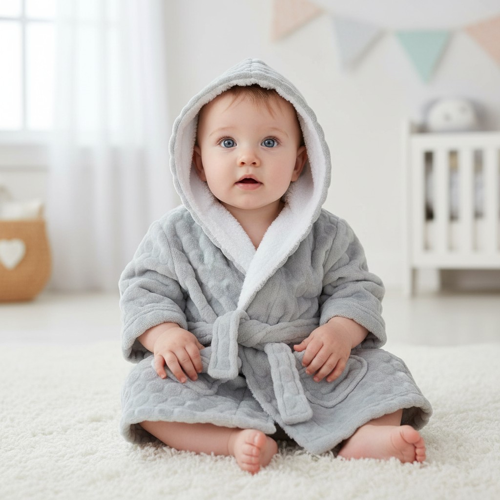 Baby Town 18C801 5056188242201 BT18C801 Circle Dressing Gown (0-12 months)