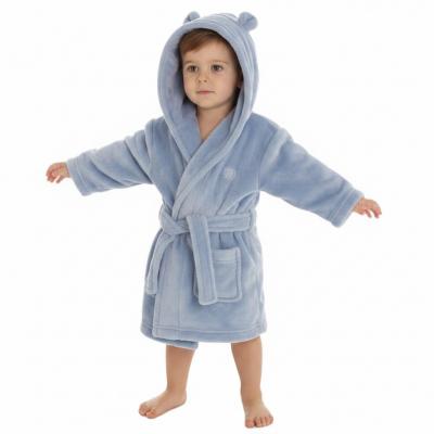 BT18C853DB  Dusky Blue Dressing gown  (6-24 months)