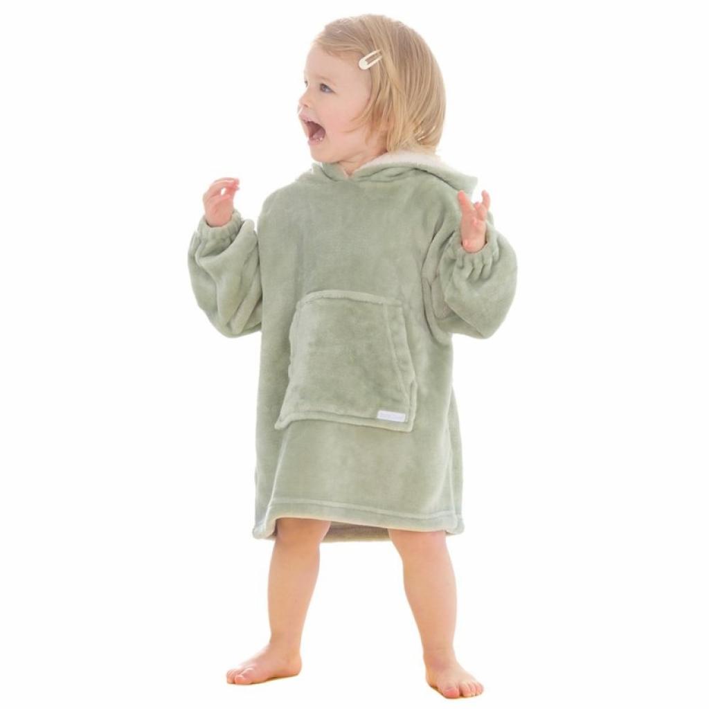 Baby Town 18C904  BT18C904 Sage Green Oversize Hoodie (18m - 3 years)