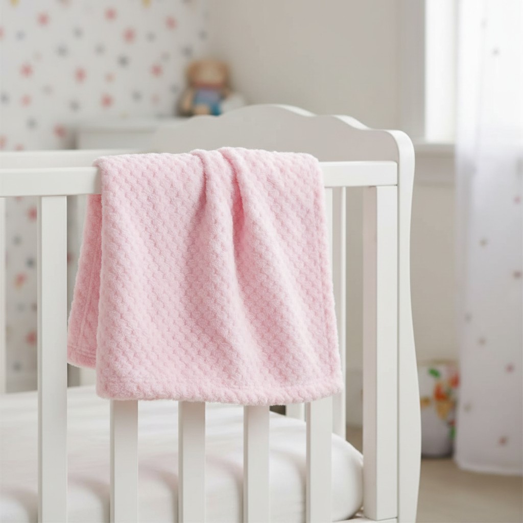 Baby Town 19C183/pink 5056188201253 BT19C274-P Pink Waffle Wraps
