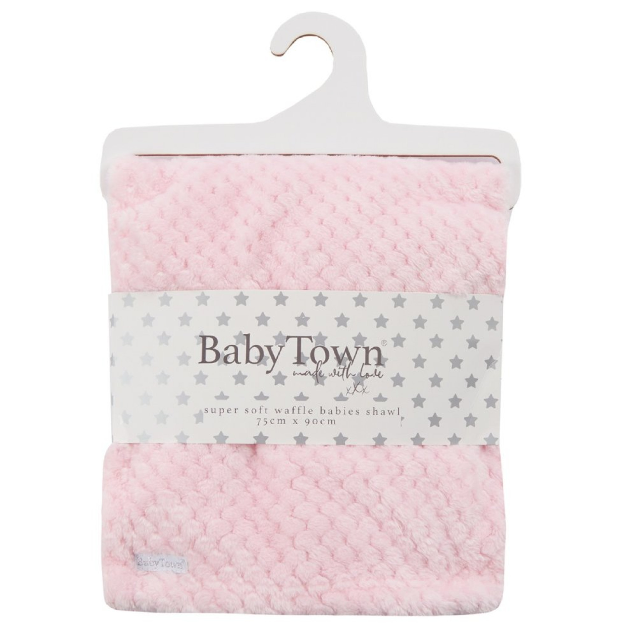 Baby Town 19C183/pink 5056188201253 BT19C274P Pink Waffle Wraps