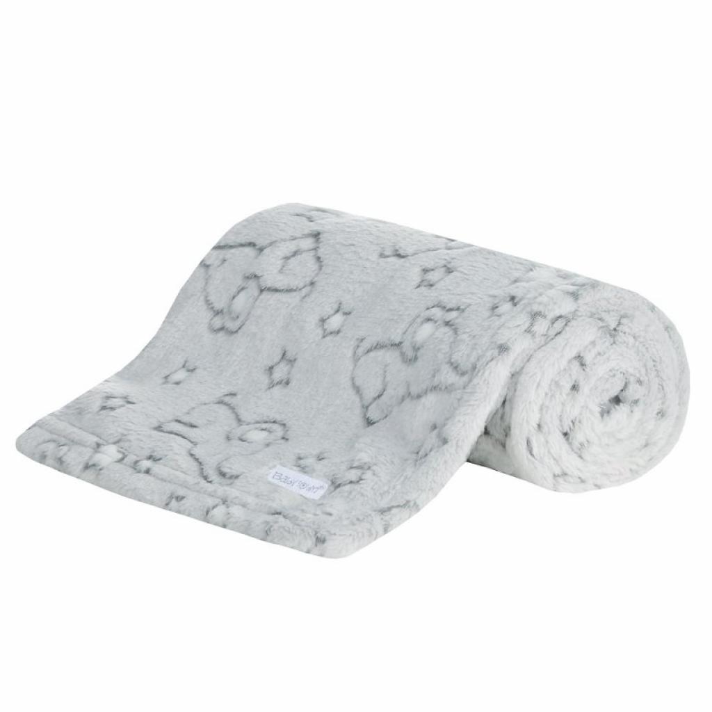 Baby Town 19C239/GREY 5056188236842 BT19c239 Grey Jacquard elephant Blanket