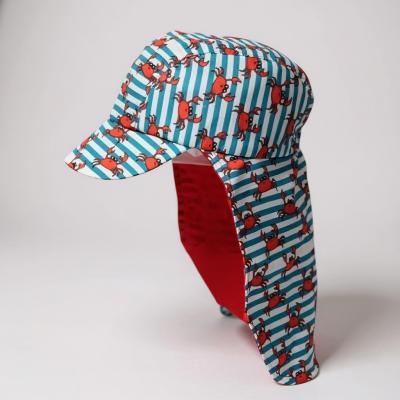 Bartleby Kids Wear  5060568880112 BWHC390X "Crabs" Legionnaire Hat (44-48cm)