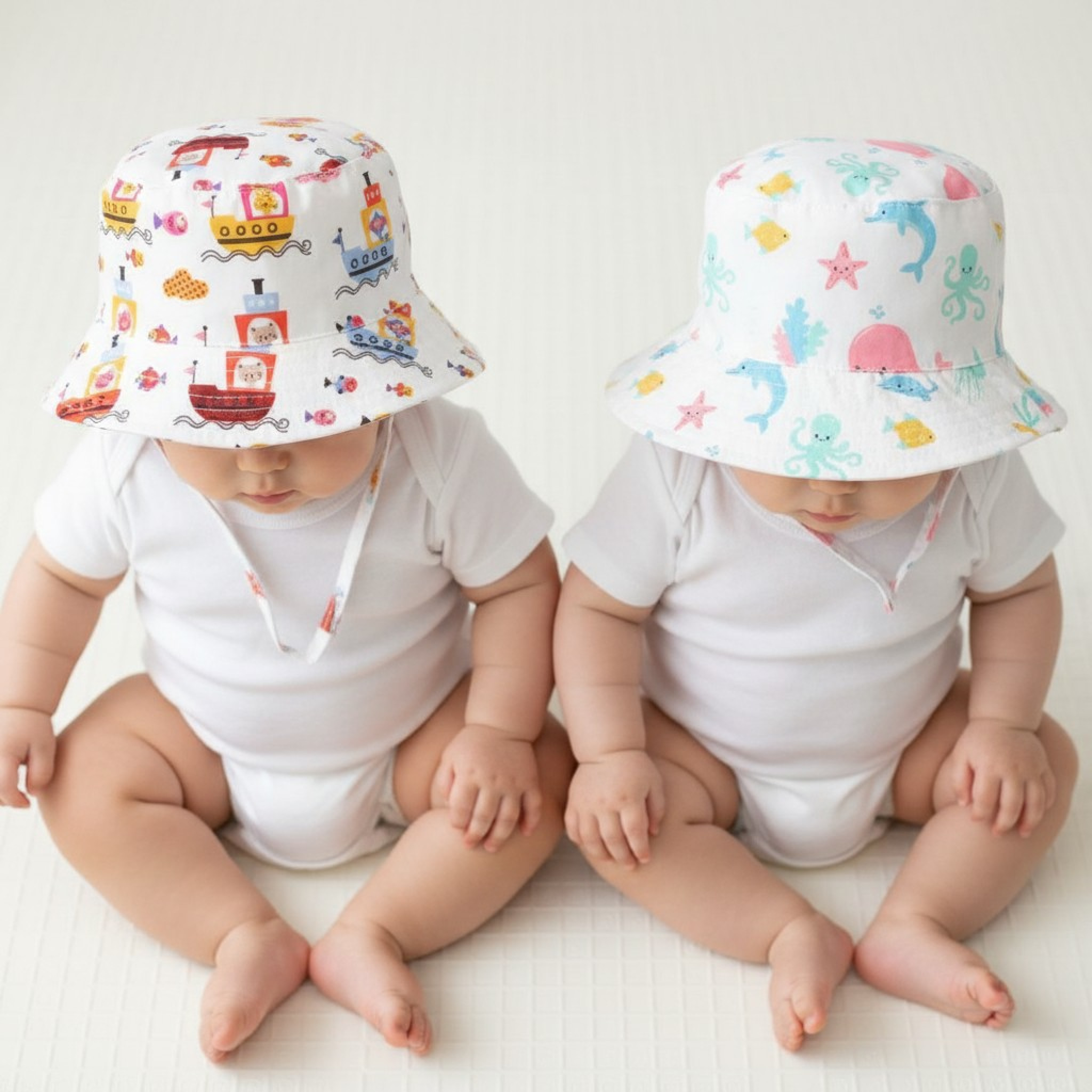 Bartleby Kids Wear HC424X 5060568882604 BWHC424 "Sealife" Bucket Hat (44-48cm)