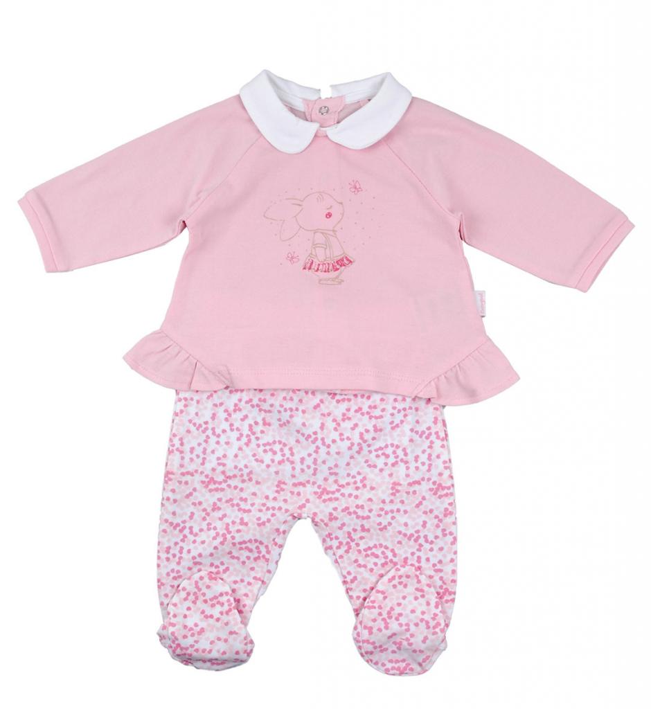 Babybol Barcelona 140010 8434295687059 BY140010 Boxed "Bunny" Two Piece (1-12 months)