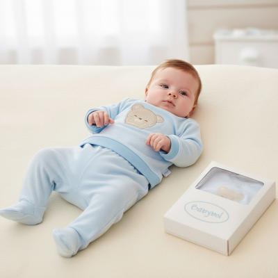 BY140028S  Boxed "Bear" Two Piece Set  (1-6 months)