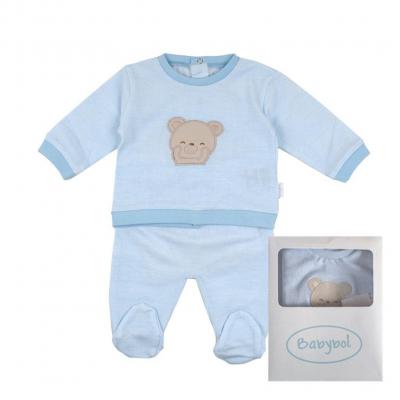 Babybol Barcelona 140028 8434295687240 BY140028S Boxed "Bear" Two Piece Set (1-6 months)