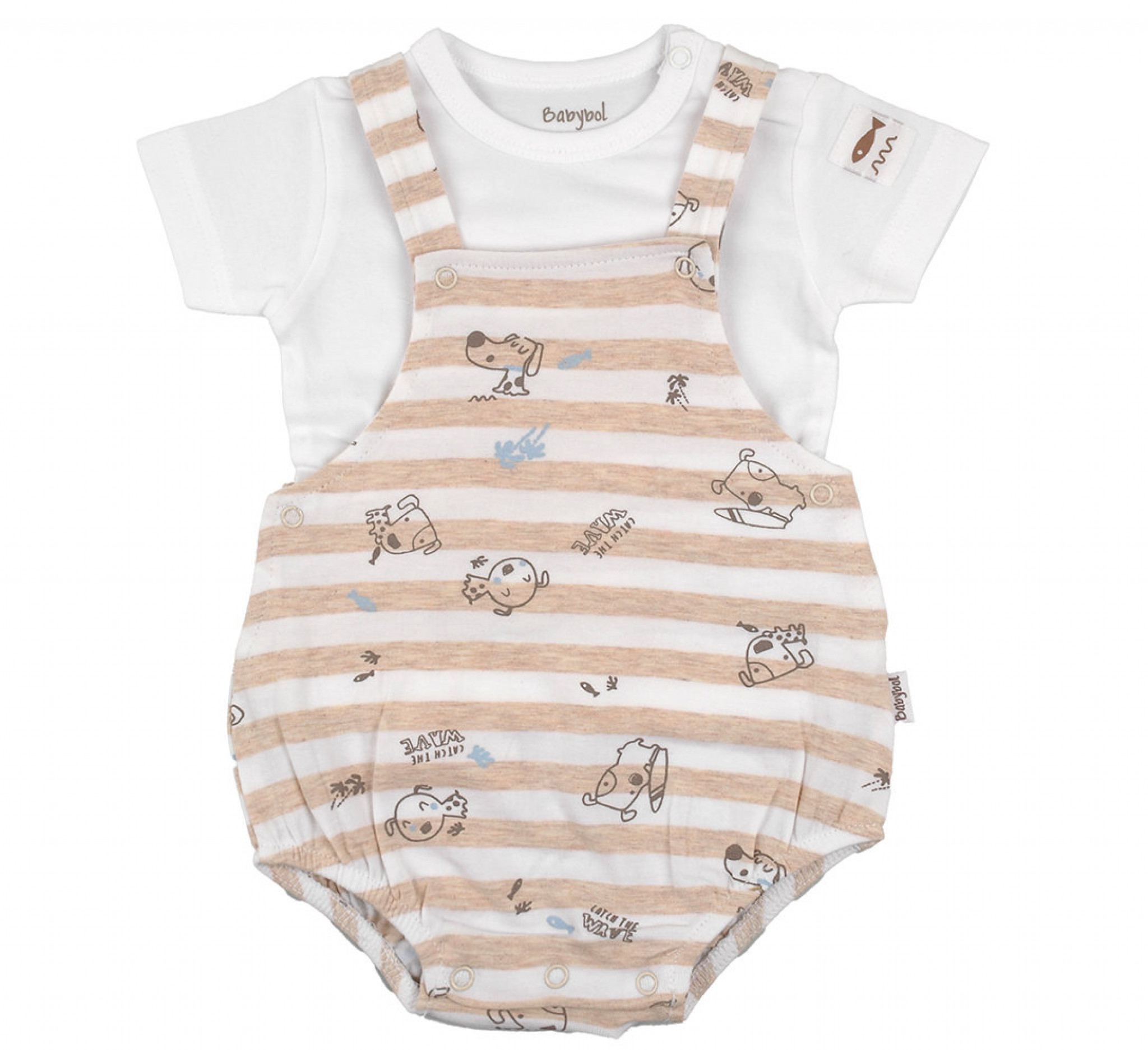 Babybol Barcelona 140125 8434295681811 BY140125T "Puppy" Dungaree Set (3-18 months)