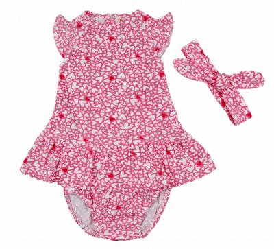 Babybol Barcelona 141002 8434295698758 BY141002 "Hearts" Dress Set (12-24 months)