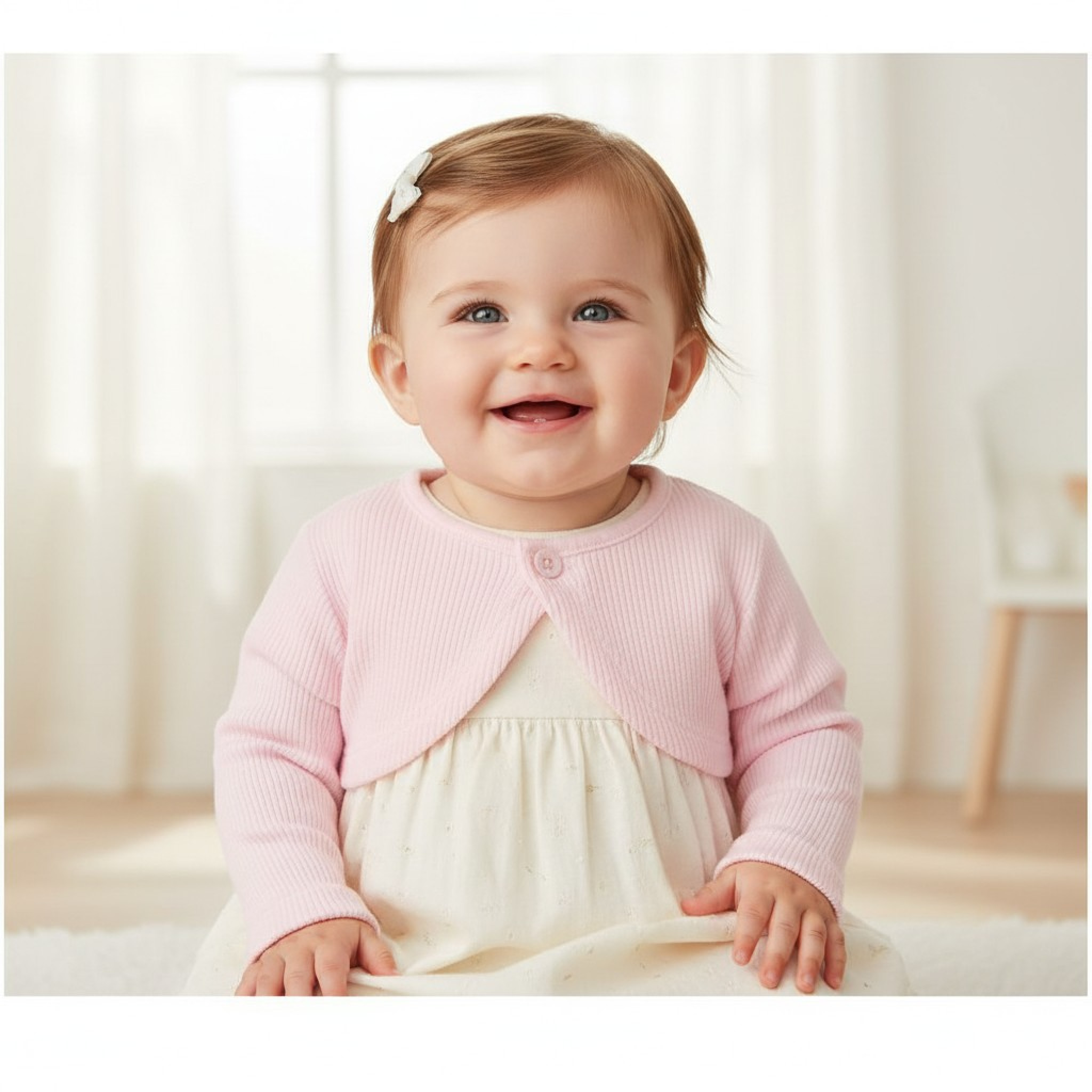 Babybol Barcelona 141421 8434295705357 BY141421P Pink Bolero (3-12 months)