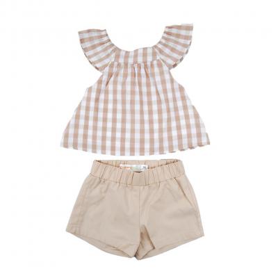Babybol Barcelona 141615 8434295706934 BY141615N  Gingham Shorts Set (12-24 months)