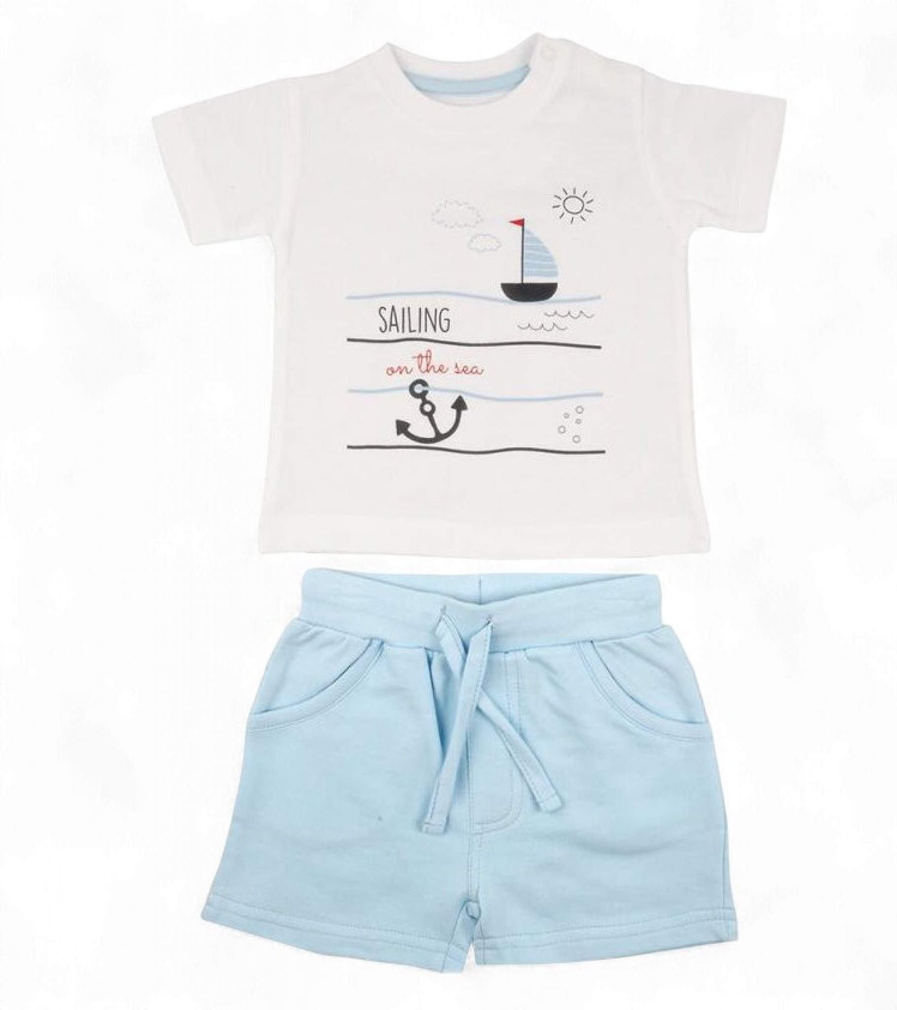 Babybol Barcelona 142000 8434295683505 BY142000B "Sailing" Shorts Set (12-24 months)