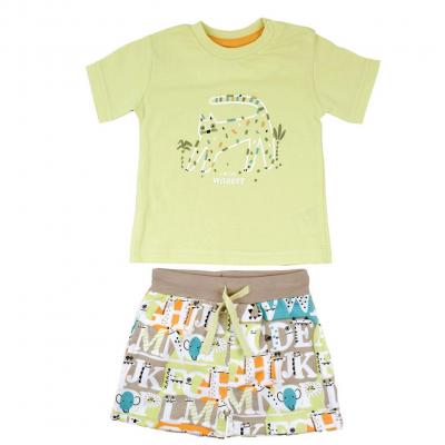 Babybol Barcelona 142022 8434295692749 BY142022G  "ABC Animals" Shorts Set (12-24  months)