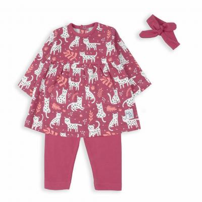 Babybol Barcelona 240853 6=8434295717152,12=8434295717176,18=8434295717183,24=8434295717190 BY240853 Three Piece Set "Cat" (6-24 months)