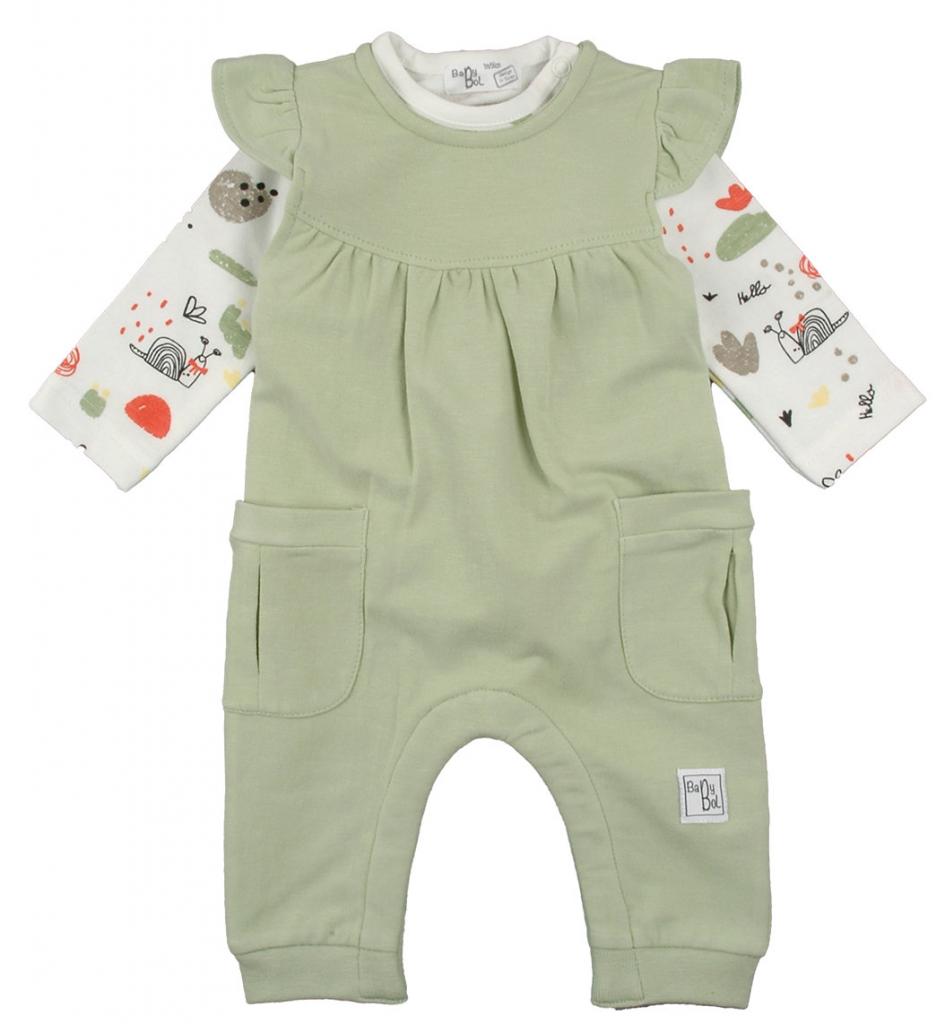 Babybol Barcelona 240860  BY240860 Frilled Dungaree (12-24 months)