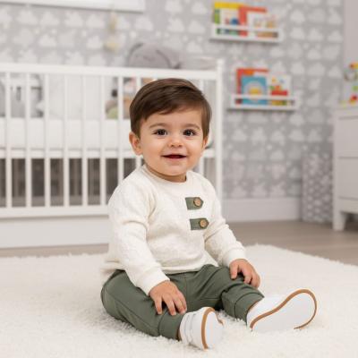 BY2543  Pintuck top and trousers  ( 9-24 months)
