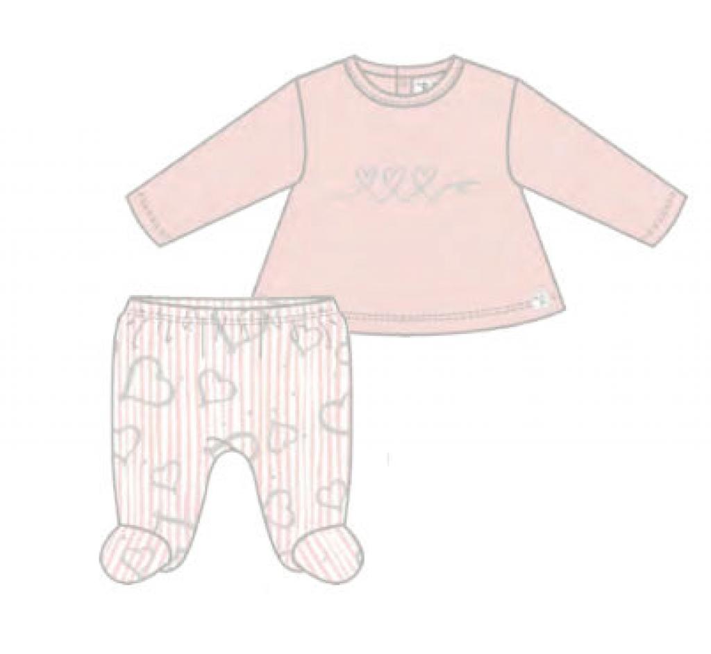 Babybol Barcelona   BY12801 Heart Outfit (0-6 months)
