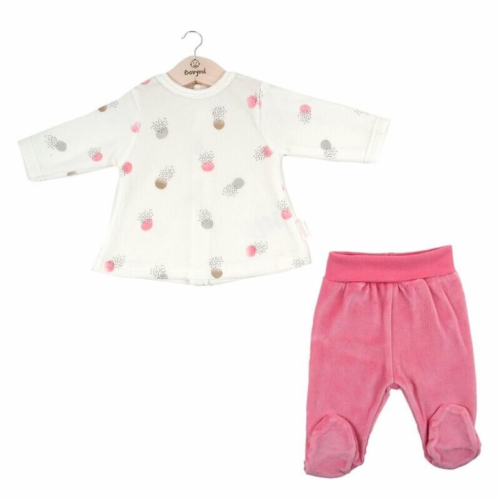 Babybol Barcelona   BYB22001 Velour Boxed Two Piece Set (0-6 months)