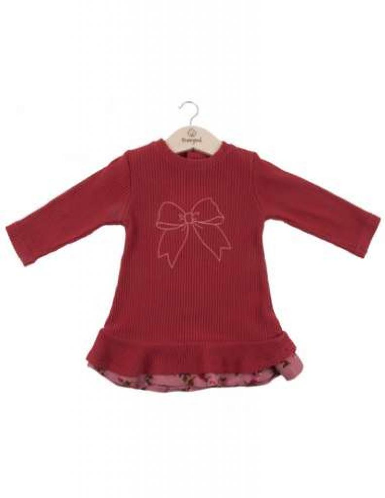 Babybol Barcelona  * BYB22146 Chenille and Flower Dress (12-24 months)