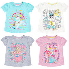 MiniKidz 11C091 5056188217520 MK11C139 Summer T-shirts (2-6 years)