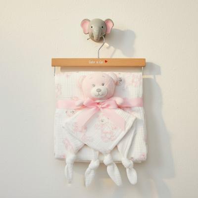 CC112-3001P  Muslin Fabric Blanket & comforter 