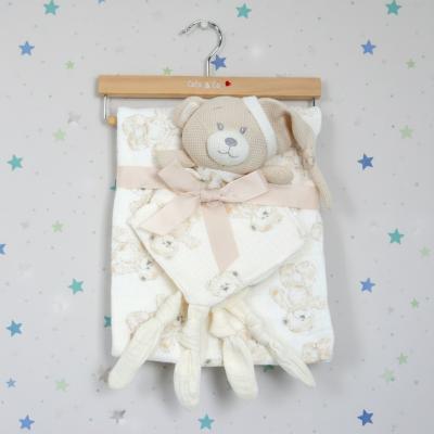 CC112-3001T  Muslin Fabric Blanket & comforter 