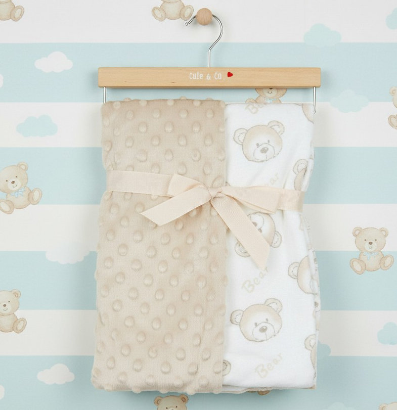 Cute & Co BW-112-3002T  CC112-3002T Teddy bear and dimple Wrap