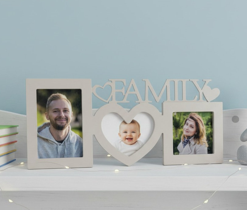 Cute & Co 25-1414  CC25-1414 Family Photo Frame