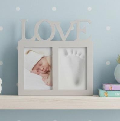 CC25-1415  Clay Print and Photo Frame Kit "Love" 