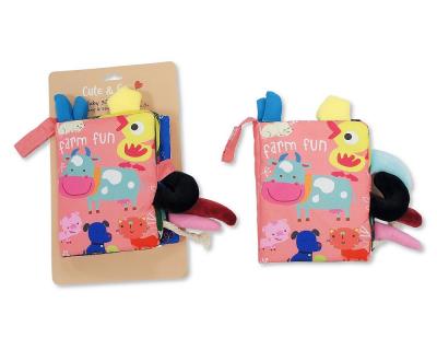 CC25-1462  Taggie Sensory Cloth Book Farm Fun 