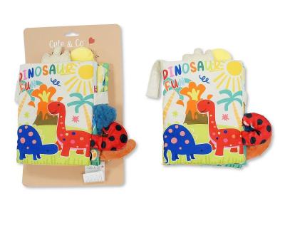 CC25-1464  Taggie Sensory Cloth Book Dinosaur Fun 